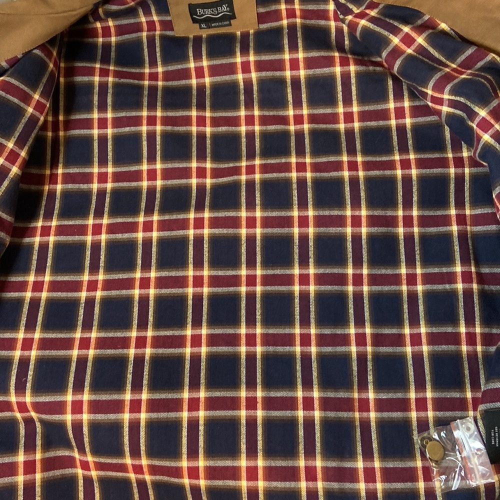 Burk’s Bay NRA flannel lined jacket. Brown Size XL - Picture 7 of 8